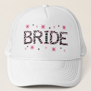 Zebra-Braut Truckerkappe