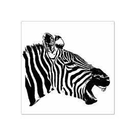 Zebra-Briefmarke Gummistempel