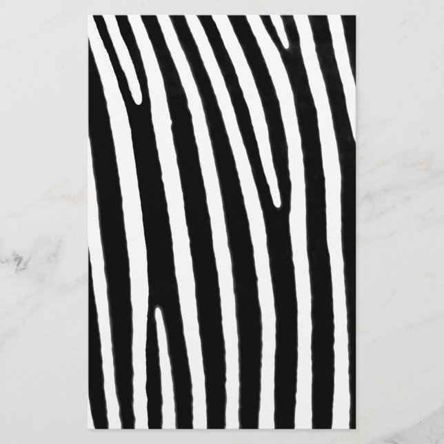 Zebra Briefpapier (Vorderseite)