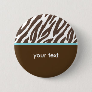 Zebra Button