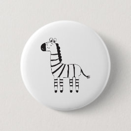Zebra Button