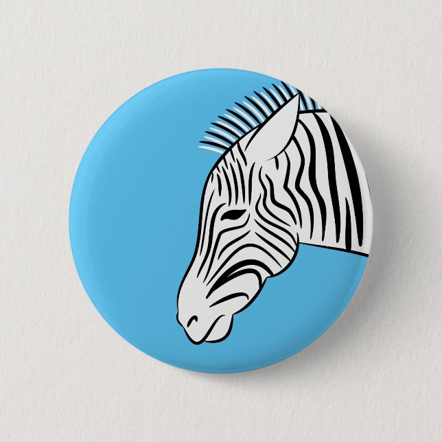 Zebra Button (Vorderseite)