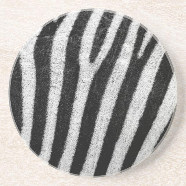 Zebra Camouflage Pattern Getränkeuntersetzer (Vorne)