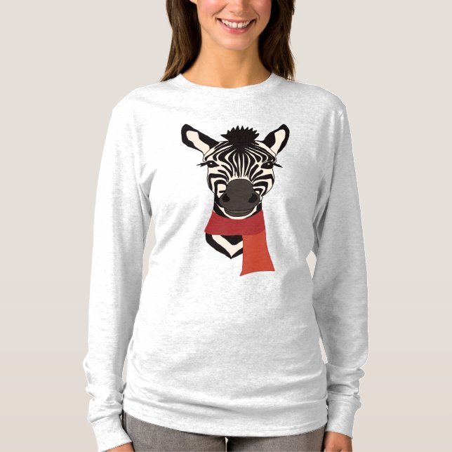 Zebra Christmas #2 T-Shirt (Vorderseite)