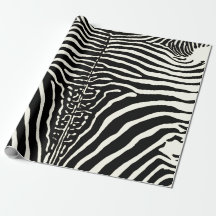 Zebra Cowhide Drucken Sie schwarz-weiß Umhüllungsp