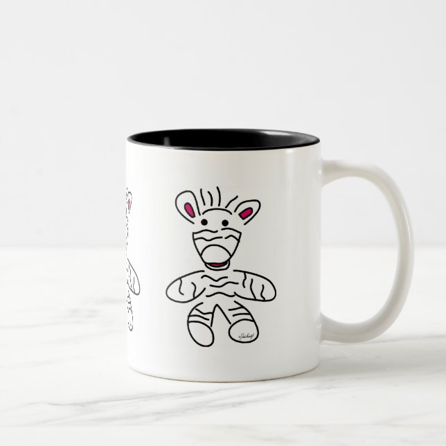 Zebra Cup Zweifarbige Tasse (Rechts)