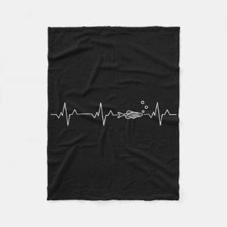 Zebra Danio Fish Heartbeat - Zebrafish Danio Rerio Fleecedecke