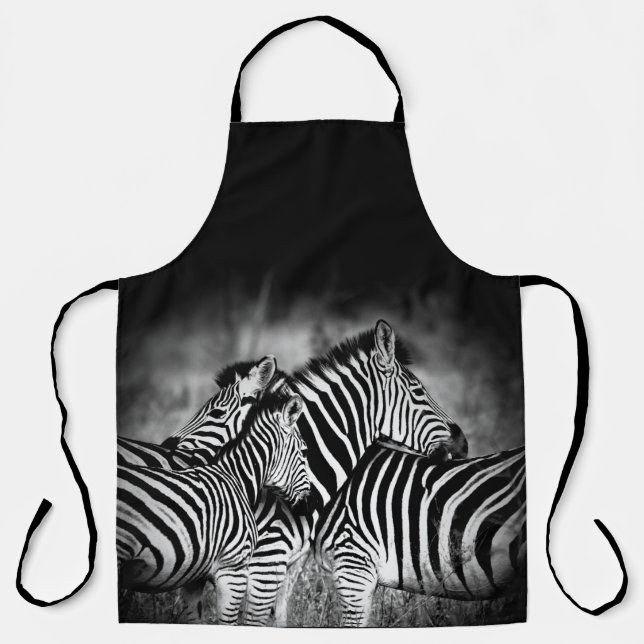 Zebra-Dazzle Schürze (Vorderseite)