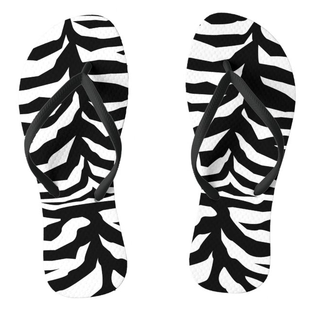 Zebra-Dekoration  Flip Flops (Fußbett)