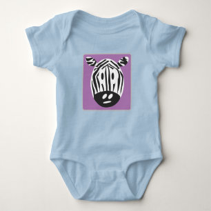 Zebra Design Baby Strampler