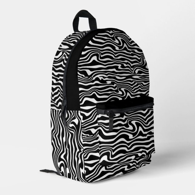 ZEBRA Design Rucksack (Rückseitige Ecke links)