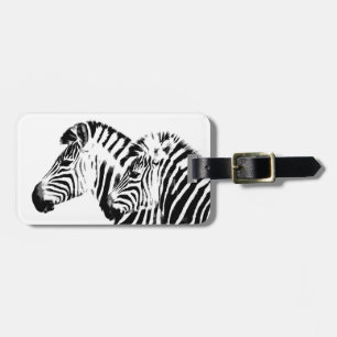 Zebra Design Schwarz-Weiß-Gepäckanhänger Gepäckanhänger