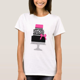 Zebra-Diva-Kuchen T-Shirt