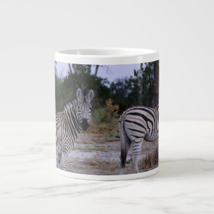 Zebra Double Take Foto Jumbo-Tasse