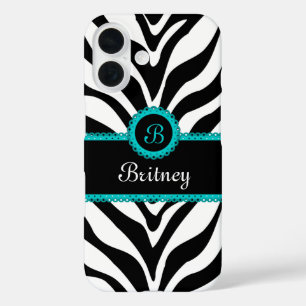 Zebra-Druck-Aqua-Spitze-Monogramm title_seo2