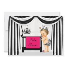 Zebra-Druck Baby Shower Einladung