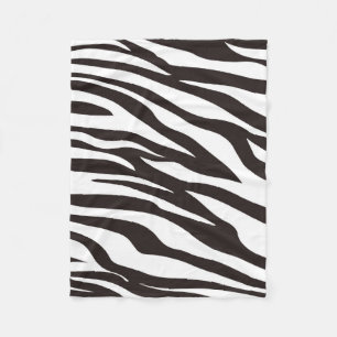 Zebra-Druck-Fleece-Decke Fleecedecke