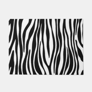 Zebra-Druck Fußmatte