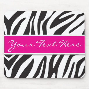 Zebra-Druck-Mausunterlage Mousepad
