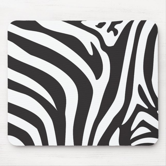 Zebra-Druck Mousepad (Vorne)