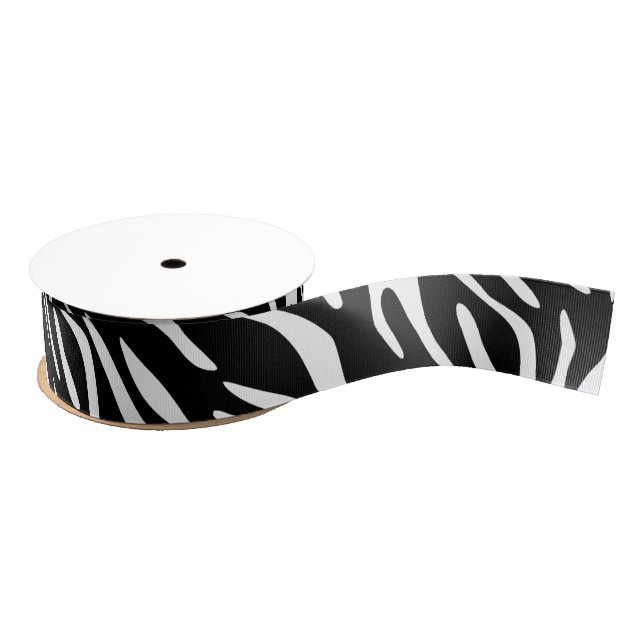 Zebra-Druck-Muster-Band Ripsband (Spule)