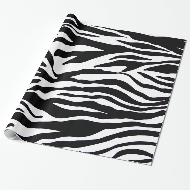 Zebra-Druck-Packpapier Geschenkpapier (Ungerollt)