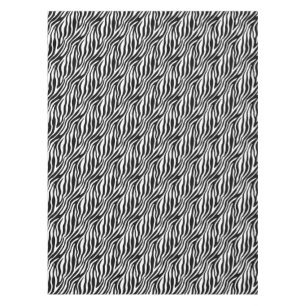 Zebra-Druck-Schwarzweiss-Streifen-Muster Tischdecke