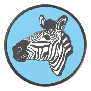 Zebra Eishockey Puck