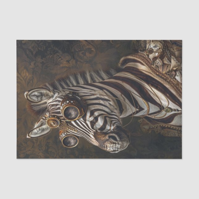 Zebra Extravaganza10 Seidenpapier (Vorderseite)