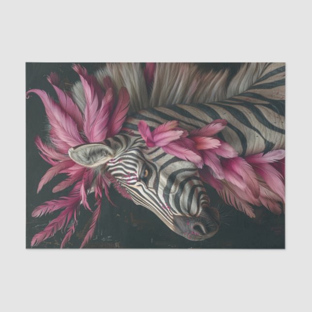 Zebra Extravaganza Seidenpapier (Vorderseite)