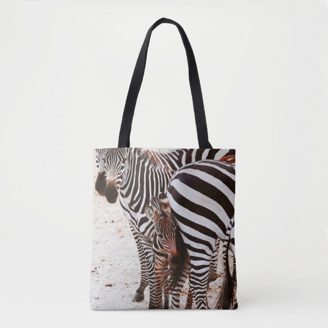 ZEBRA FAMILY TASCHE (Vorderseite)