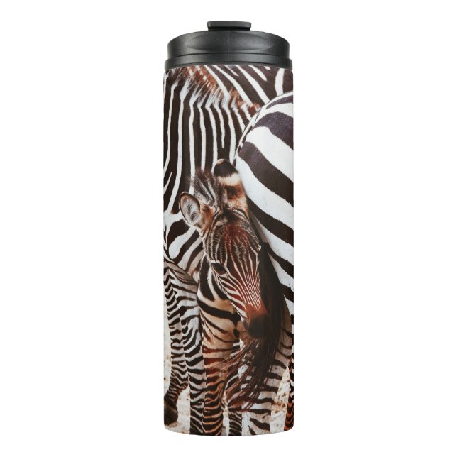 ZEBRA FAMILY THERMOSBECHER (Vorderseite)