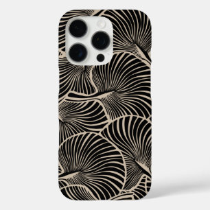 Zebra Fan Palm Hawaiian Tropical Black iPhone 16 Pro Hülle