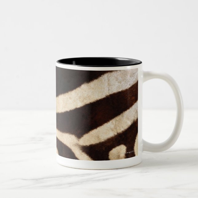 Zebra-Fell 2 Zweifarbige Tasse (Rechts)