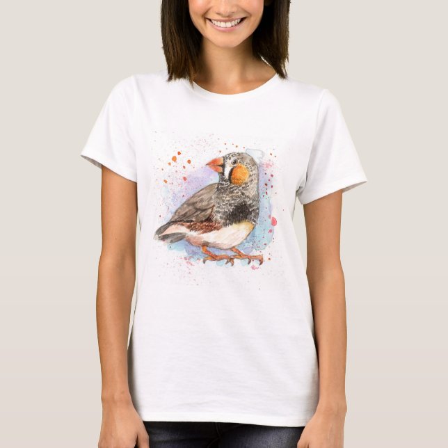 Zebra Finch T-Shirt (Vorderseite)