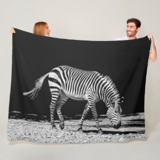 Zebra-Fleece-Decke Fleecedecke