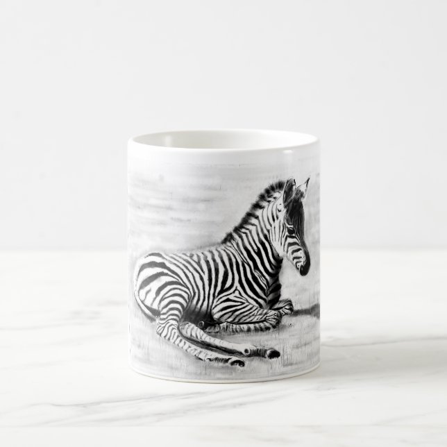 Zebra-Fohlen-Kaffeetasse Kaffeetasse (Mittel)