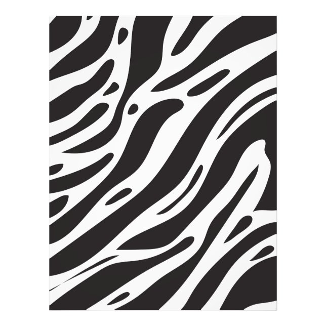 Zebra Fotodruck (Vorne)