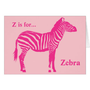 Zebra - Fuchsien und hellrosa