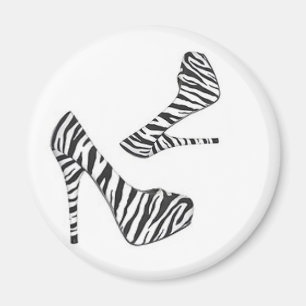 Zebra Fun Magnet