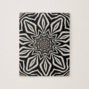 Zebra Fur Kaleidoskop Abstrakt