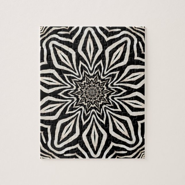 Zebra Fur Kaleidoskop Abstrakt (Vertikal)