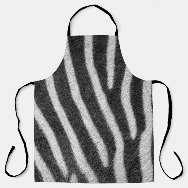 Zebra Fur Tiermuster Schürze (Vorderseite)