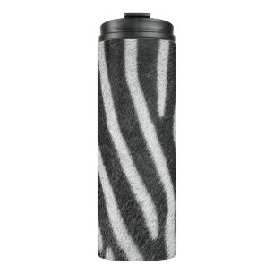 Zebra Fur Tiermuster Thermosbecher