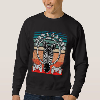 Zebra-Gamer kann dich nicht hören, ich bin am Game Sweatshirt