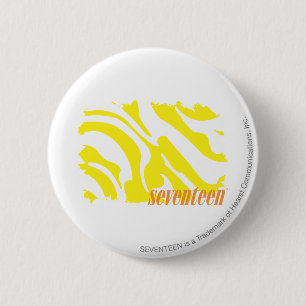 Zebra-Gelb 2 Button