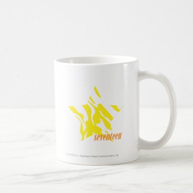 Zebra-Gelb 3 Kaffeetasse (Rechts)