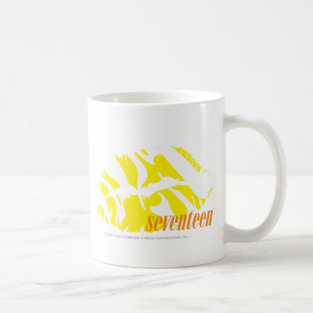 Zebra-Gelb Kaffeetasse (Rechts)