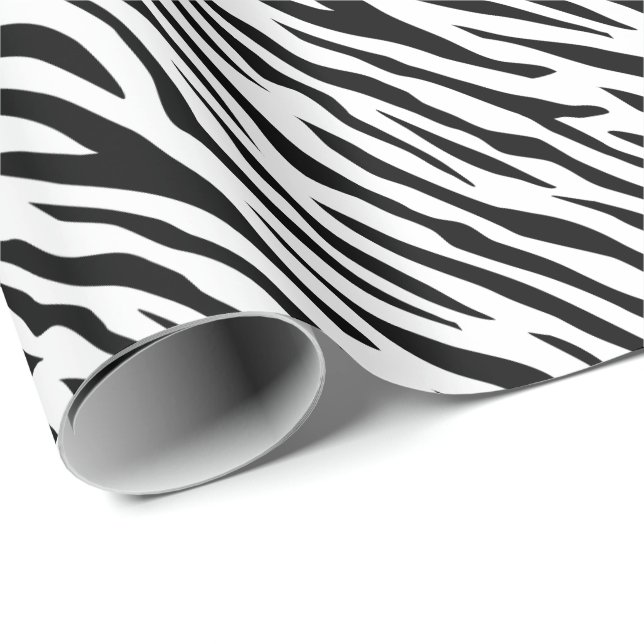 Zebra Geschenkpapier (Rolleneckpunkt)