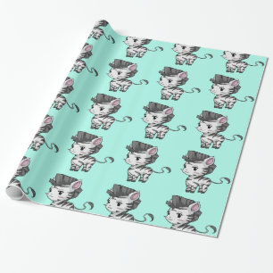 Zebra-Geschenkpapier Geschenkpapier